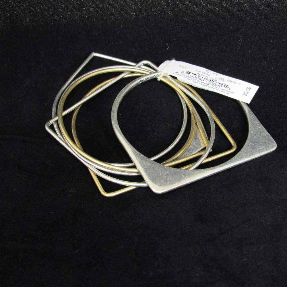 LUCKY BRAND GEO BANGLE BRACELET SET